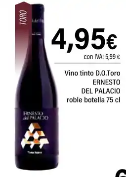 Cash Ifa ERNESTO PALACIO Vino tinto D.O.Toro oferta