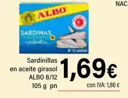 Cash Ifa ALBO Sardinillas en aceite girasol oferta