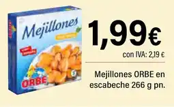 Cash Ifa ORBE Mejillones en escabeche oferta