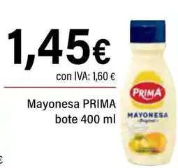 Cash Ifa PRIMA Mayonesa bote oferta
