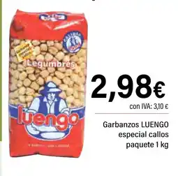 Cash Ifa LUENGO Garbanzos especial callos oferta