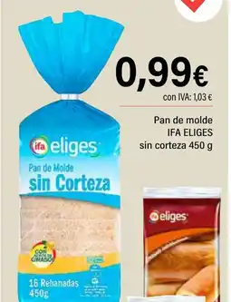 Cash Ifa IFA ELIGES Pan de molde oferta