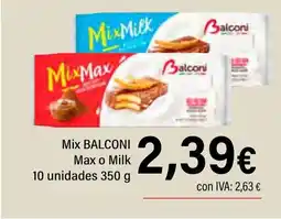 Cash Ifa BALCONI Mix Max o Milk oferta