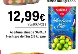 Cash Ifa SARASA Aceituna aliñada Hechizos del Sur oferta