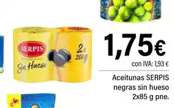Cash Ifa SERPIS Aceitunas negras sin hueso oferta