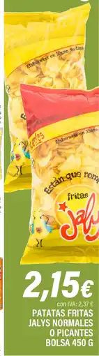 Cash Ifa Patatas fritas jalys normales o picantes bolsa oferta