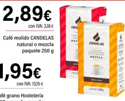 Cash Ifa CANDELAS Café molido natural o mezcla paquete oferta