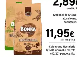 Cash Ifa BONKA Café grano Hosteleria oferta