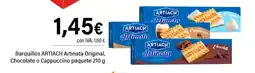 Cash Ifa ARTIACH Barquillos Artinata Original, Chocolate o Cappuccino paquete oferta