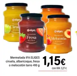 Cash Ifa IFA ELIGES Mermelada ciruela, albaricoque, fresa o melocotón tarro oferta