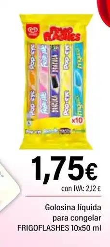 Cash Ifa FRIGOFLASHES Golosina líquida para congelar oferta