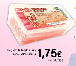 Cash Ifa DAMEL Regaliz Rellenitos Pika fresa oferta