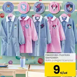 Eroski Bata colegial licencias oferta