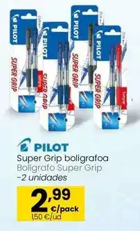 Eroski Pilot - boligrafo super grip oferta