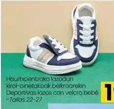 Eroski Deportivas lazos con velcro bebe oferta