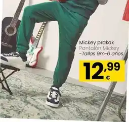 Eroski Pantalon mickey oferta