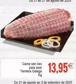 Plenus Supermercados Ao - carne sen óso para asar tenreira galega oferta