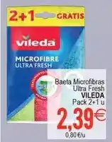 Vileda - baeta microfibras ultra fresh