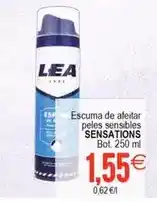 Plenus Supermercados Sensations - escuma de afeitar peles sensibles oferta