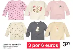 Zeeman Camiseta para beb oferta