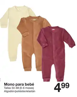 Zeeman Mono para bebé oferta