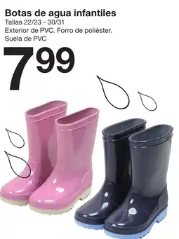 Zeeman Botas de agua infantiles oferta