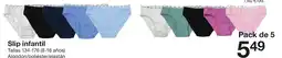 Zeeman Slip infantil oferta