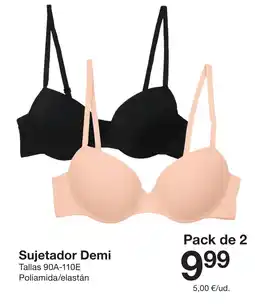 Zeeman Sujetador Demi oferta