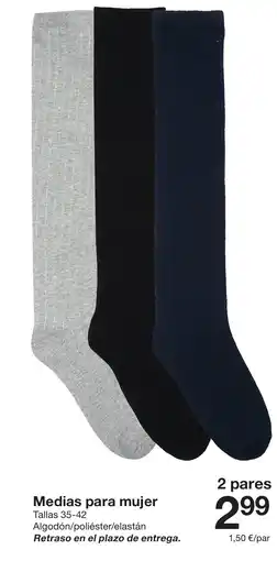Zeeman Medias para mujer oferta