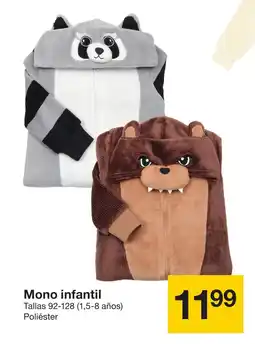 Zeeman Mono infantil oferta
