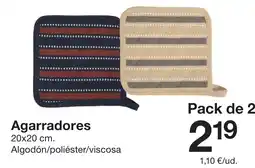 Zeeman Agarradores 20x20 cm. oferta