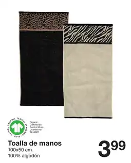 Zeeman Toalla de manos oferta