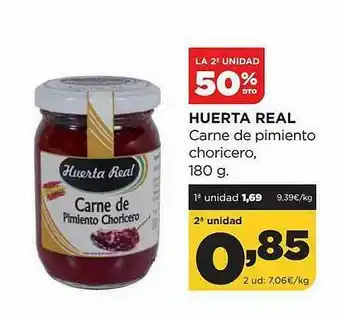 Alimerka La 2a Unidad 50% Dto. Hueta Real Carne De Pimiento Choricero oferta