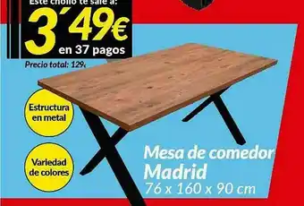 Embargos a lo bestia Mesa De Comedor Madrid oferta