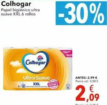Clarel Colhogar Papel Higiénico Ultra Suave Xxl 6s Rollos oferta