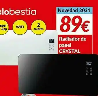 Radiador De Panel Crystal
