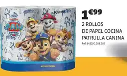 GiFi 2 rollos de papel cocina patrulla canina oferta