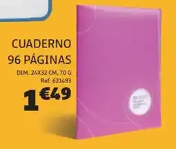 GiFi Cuaderno 96 páginas oferta