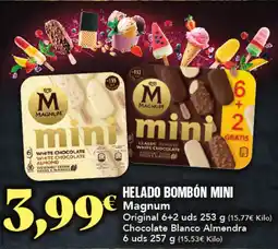 Gadis MAGNUM Helado bombón mini oferta