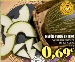 Gadis Melón verde entero oferta