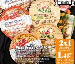 Gadis CAMPOFRÍO Pizza Fresca oferta