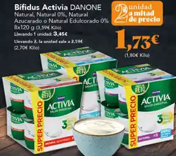 Gadis DANONE Bífidus Activia oferta