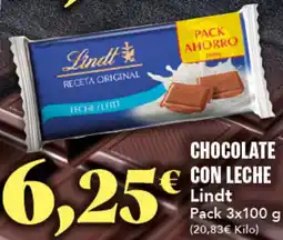 Gadis LINDT Chocolate con leche oferta