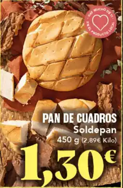 Gadis SOLDEPAN Pan de cuadros oferta