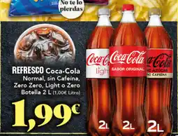 Gadis COCA-COLA Refresco normal, sin cafeína, zero zero, light o zero oferta