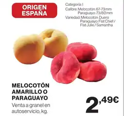 Supercor Melocotón amarillo o paraguayo oferta