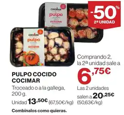 Supercor COCIMAR Pulpo cocido oferta