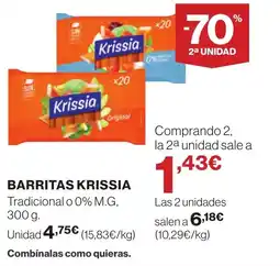 Supercor KRISSIA Barritas oferta
