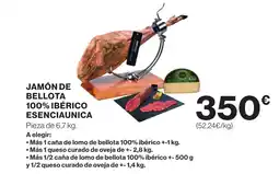 Supercor Jamón de bellota 100% ibérico esenciaunica oferta