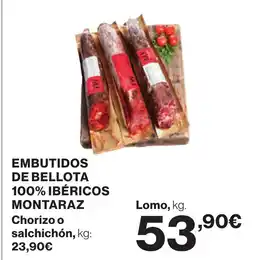 Supercor Embutidos de bellota 100% ibéricos montaraz oferta
